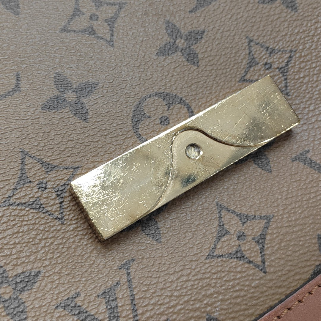 DAUPHINE MM Monogram Coated Canvas Brown