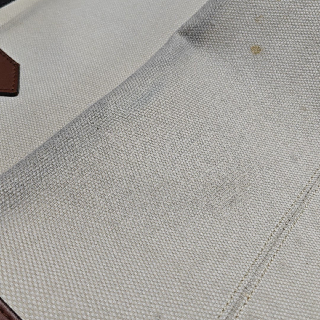 Canvas Shoulder Bag White