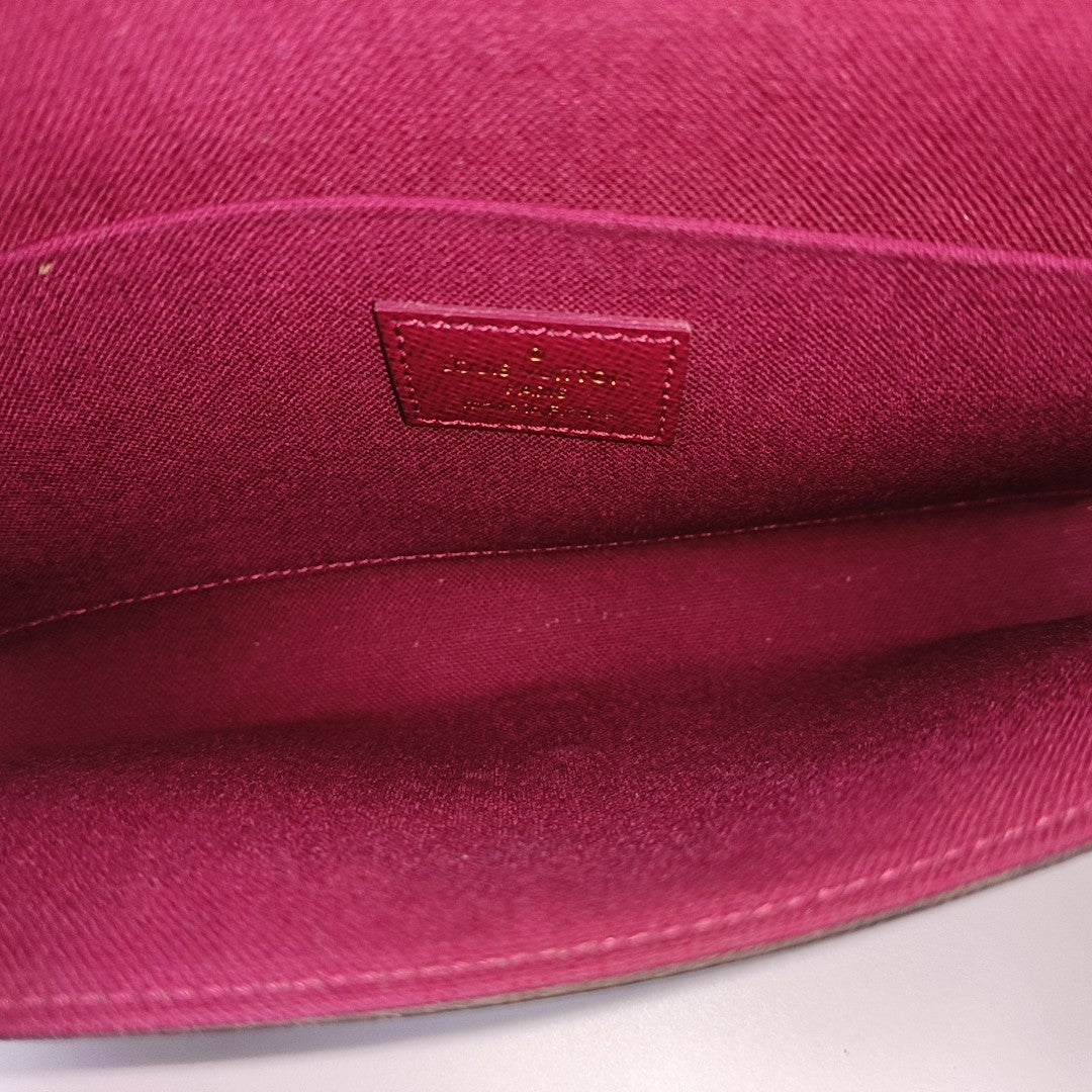 FÉLICIE Monogram Coated Canvas Brown