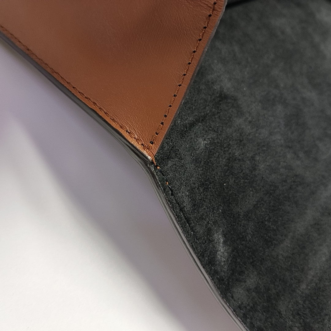DAUPHINE MM Monogram Coated Canvas Brown
