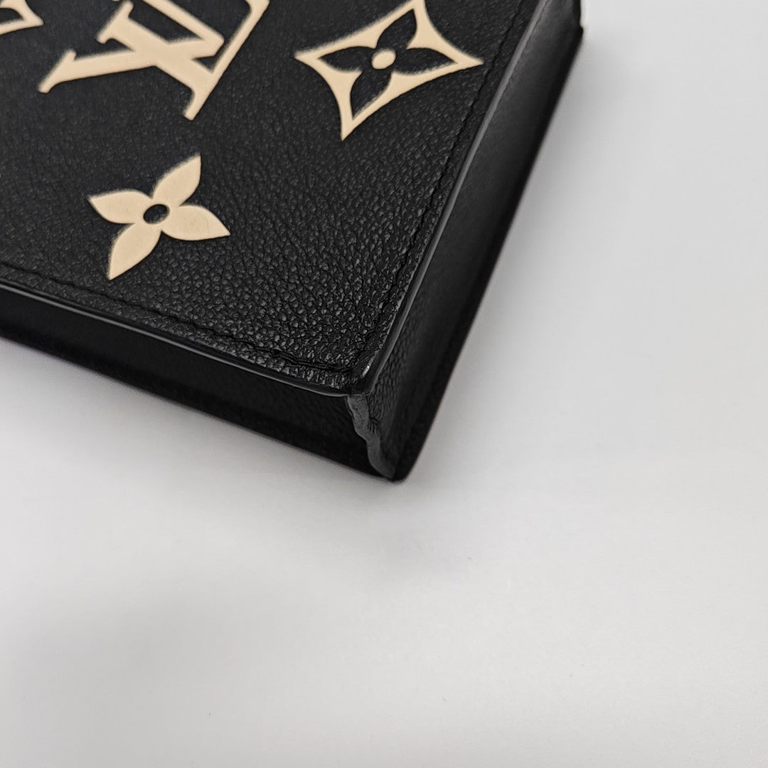 SAC PLAT Mini Monogram Calfskin Black