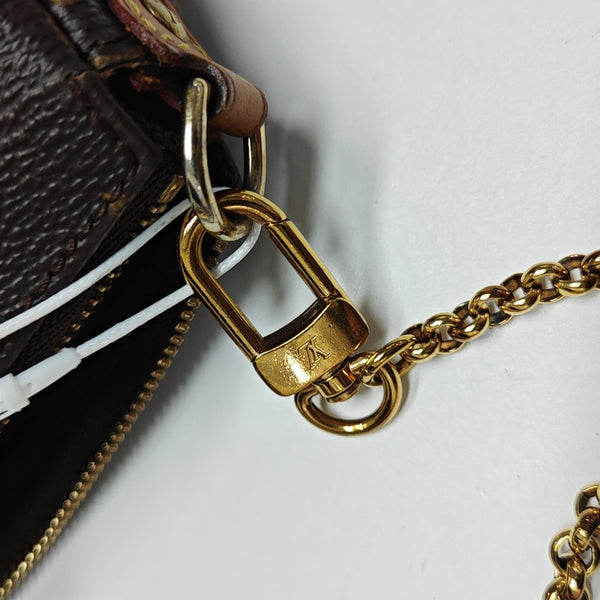 EVA Monogram Coated Canvas Brown