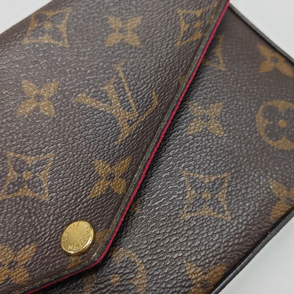 FÉLICIE Monogram Coated Canvas Brown