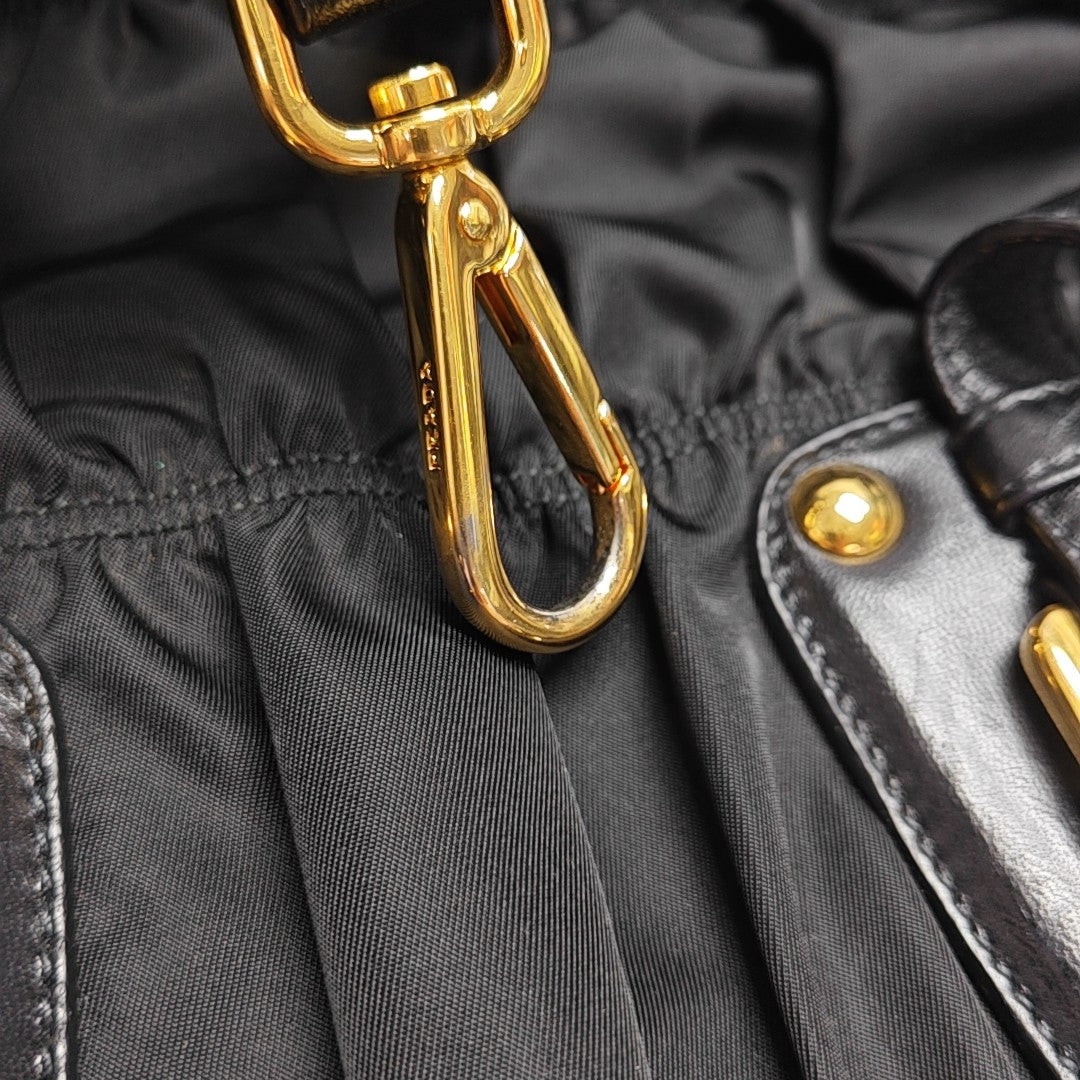 Nylon Tote Bag Black