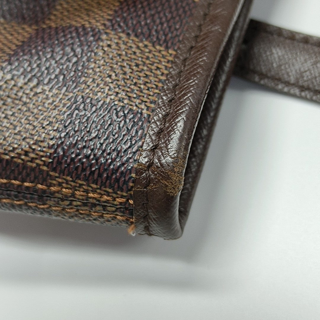 BUCKET PM Damier Ebene Coated Canvas Brown