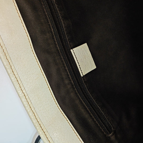 Monogram Canvas Tote Bag Beige