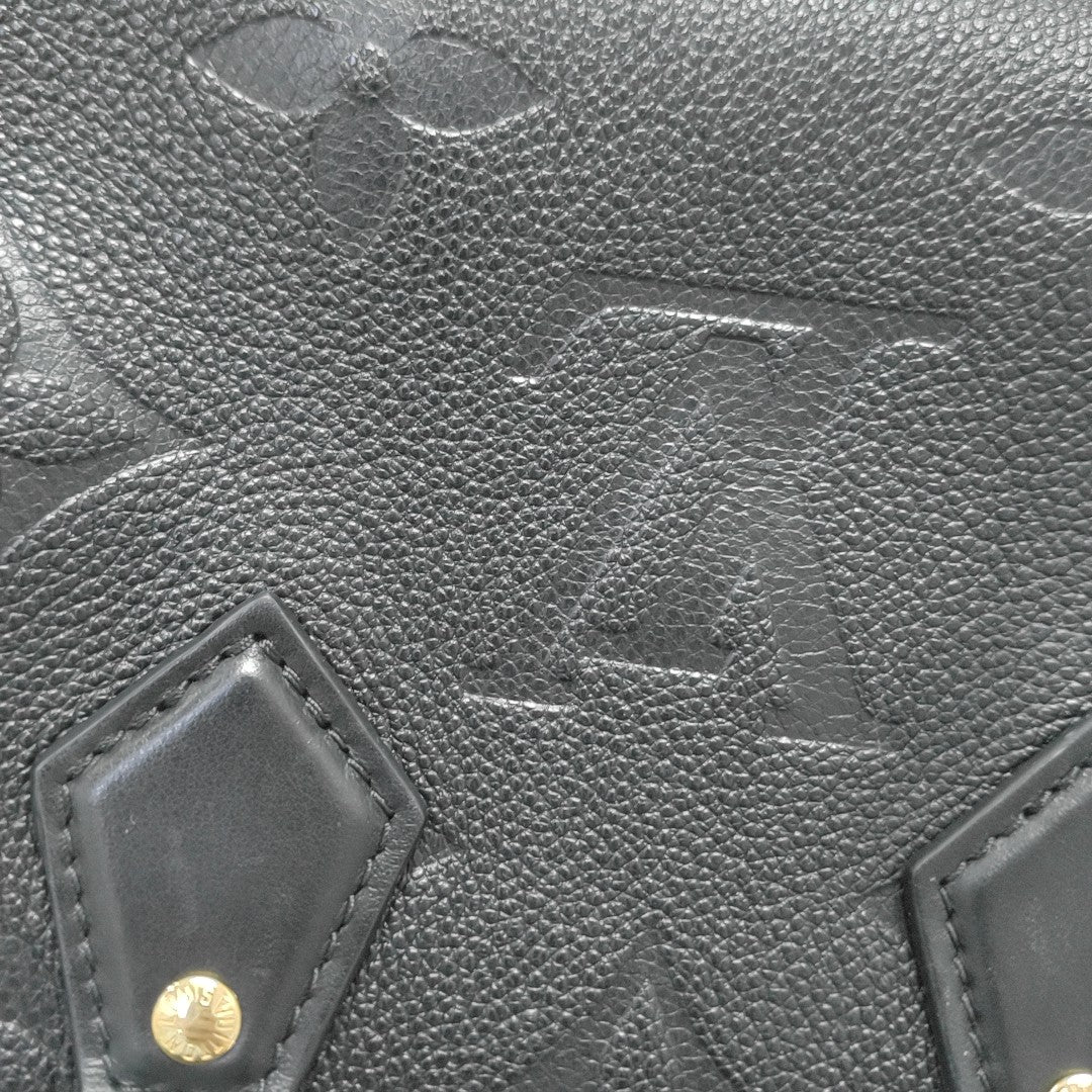 SPEEDY 20 Monogram Calfskin Black