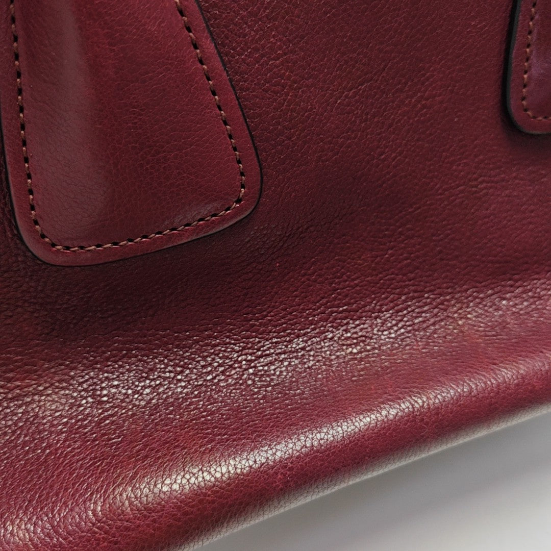 Glace Calf Calfskin Red
