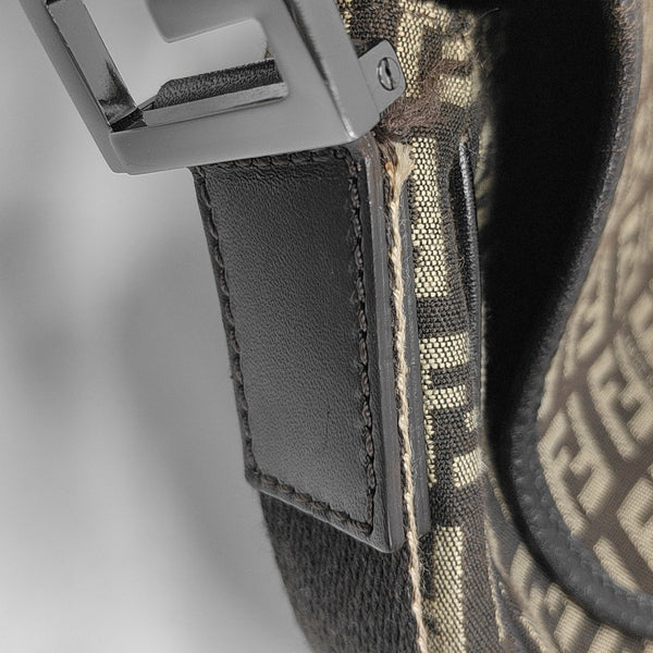 Canvas Shoulder Bag Brown