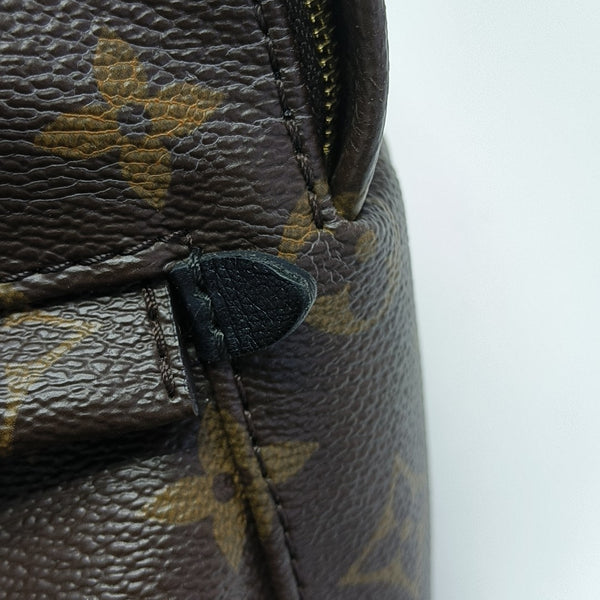 PALM SPRINGS Mini Monogram Coated Canvas Brown