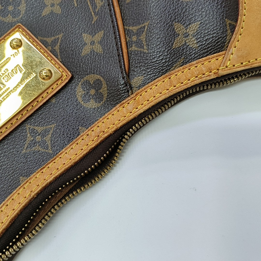 VINTAGE THAMES GM Monogram Coated Canvas Brown