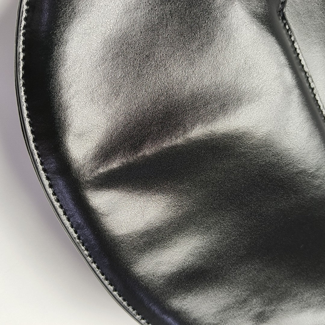 Calfskin Shoulder Bag Black