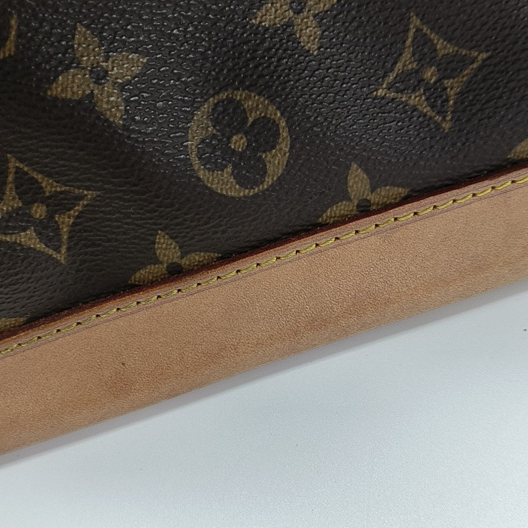 NOÉ BB Monogram Coated Canvas Brown