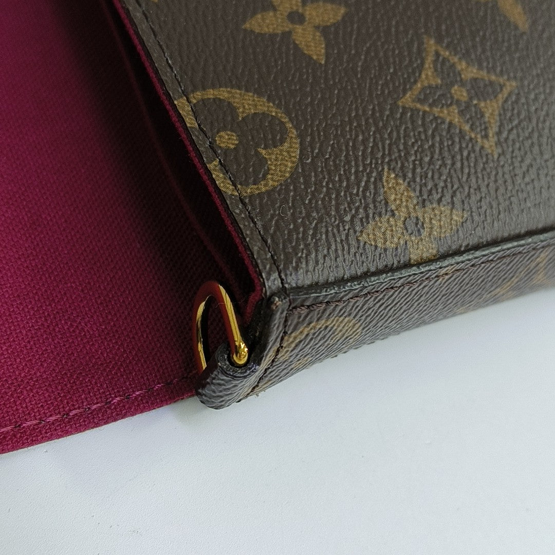 FÉLICIE Monogram Coated Canvas Brown