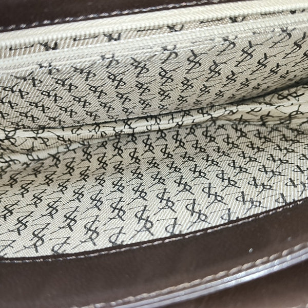 Lizard Shoulder Bag Brown