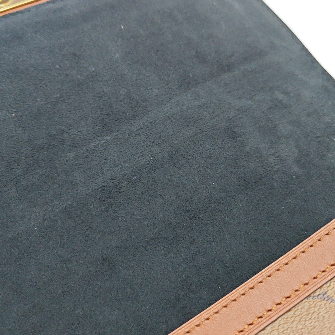 DAUPHINE MM Monogram Coated Canvas Brown