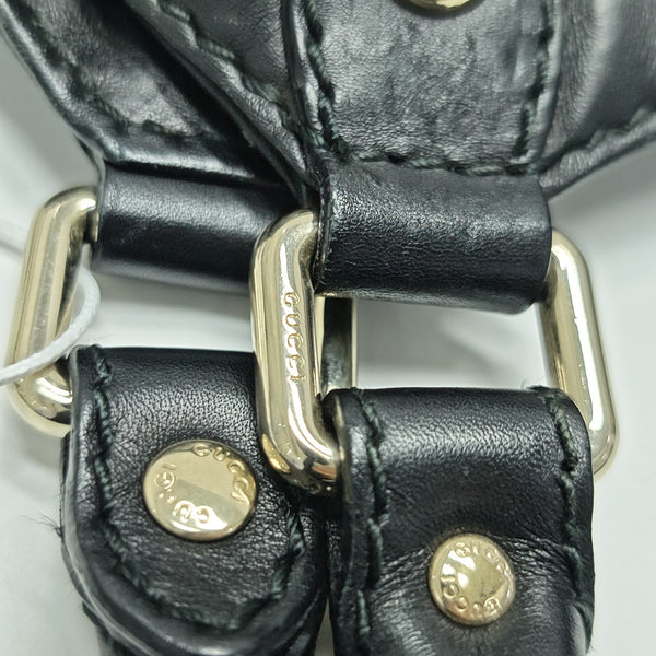 Sukey Monogram Calfskin Black