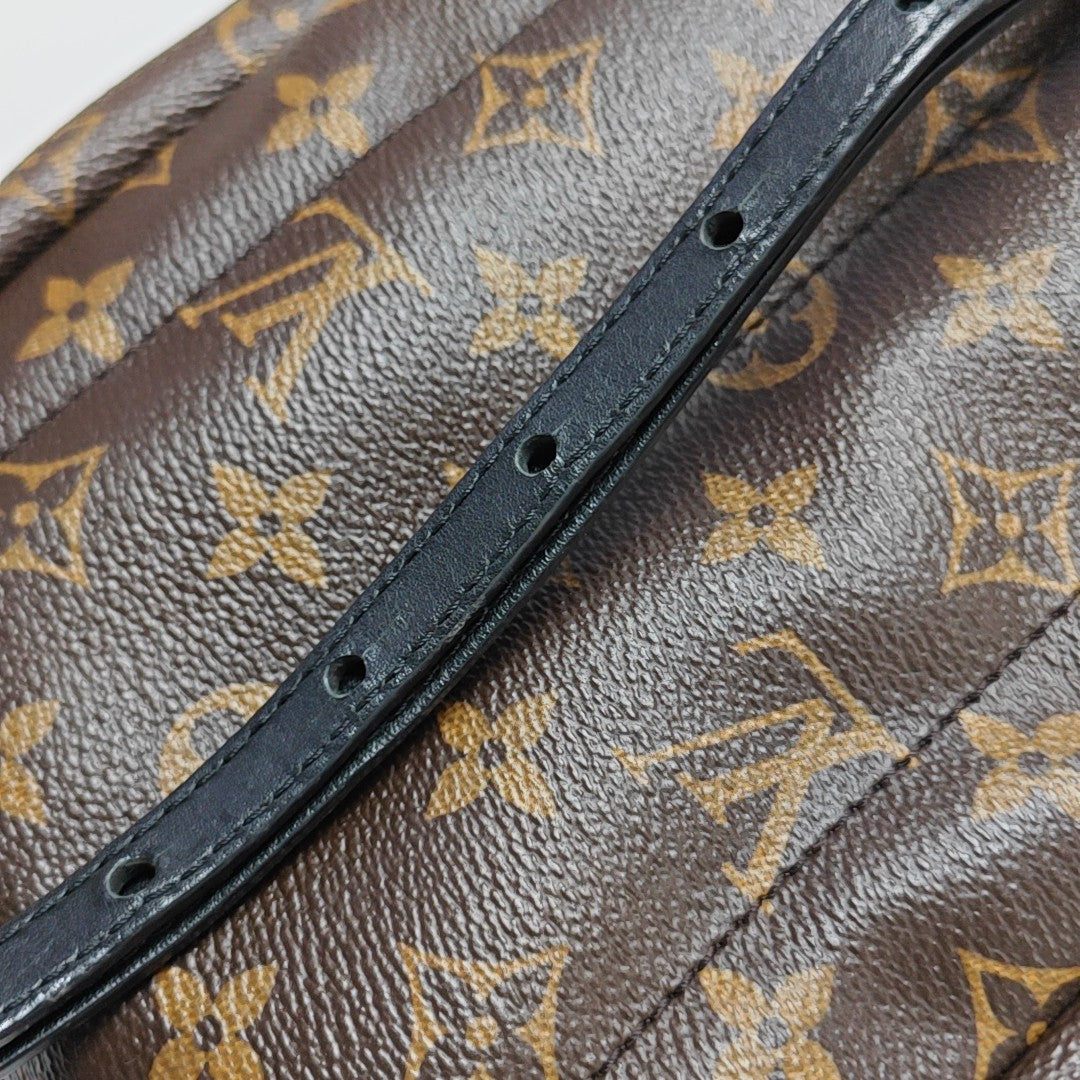PALM SPRINGS Mini Monogram Coated Canvas Brown