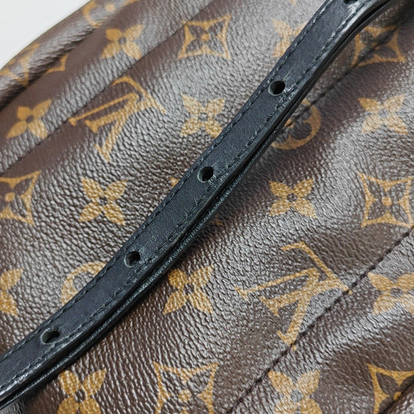 PALM SPRINGS Mini Monogram Coated Canvas Brown
