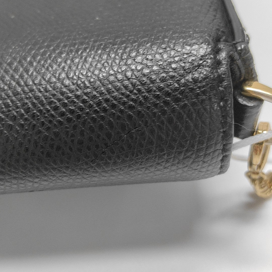 Calfskin Shoulder Bag Black