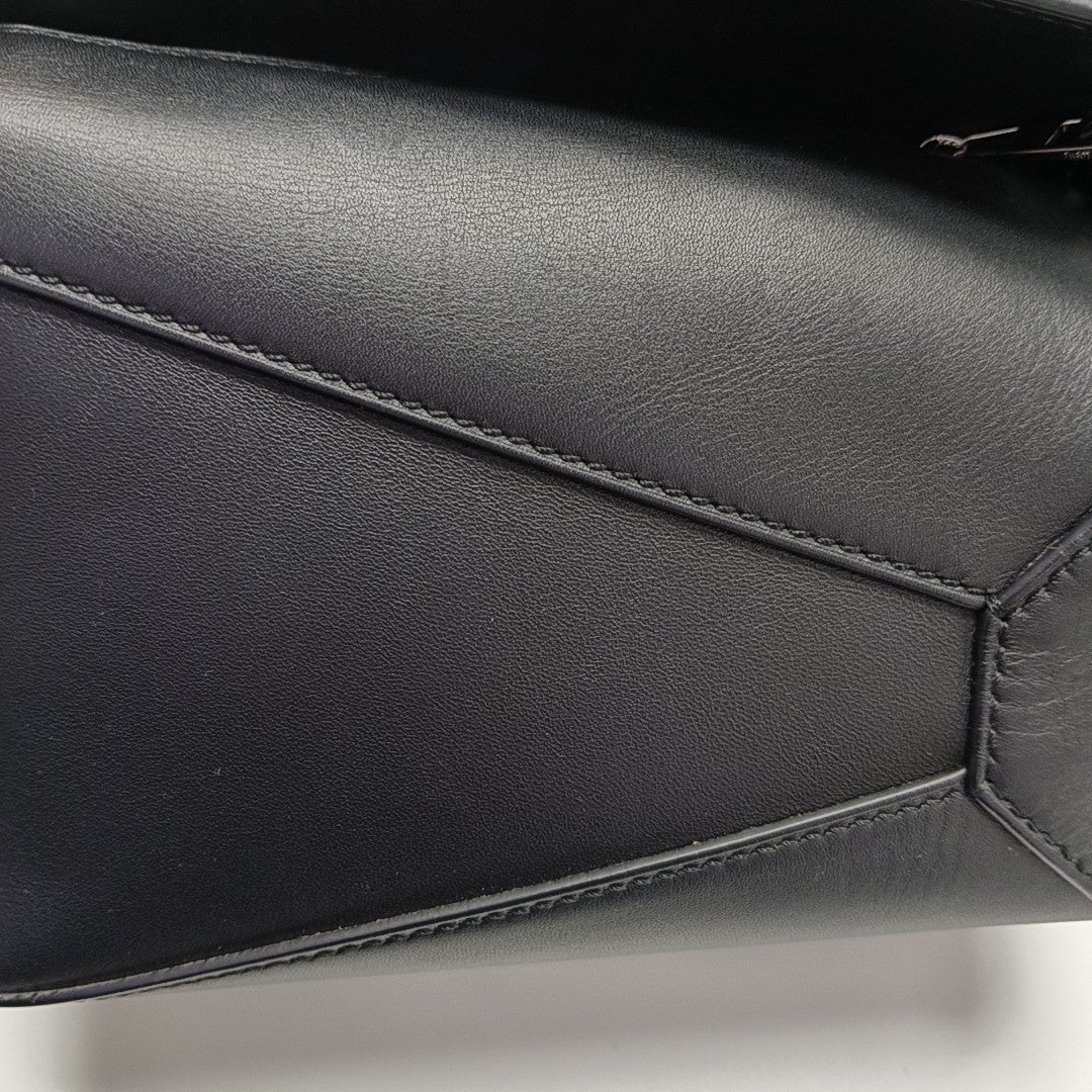 Puzzle Mini Calfskin Black