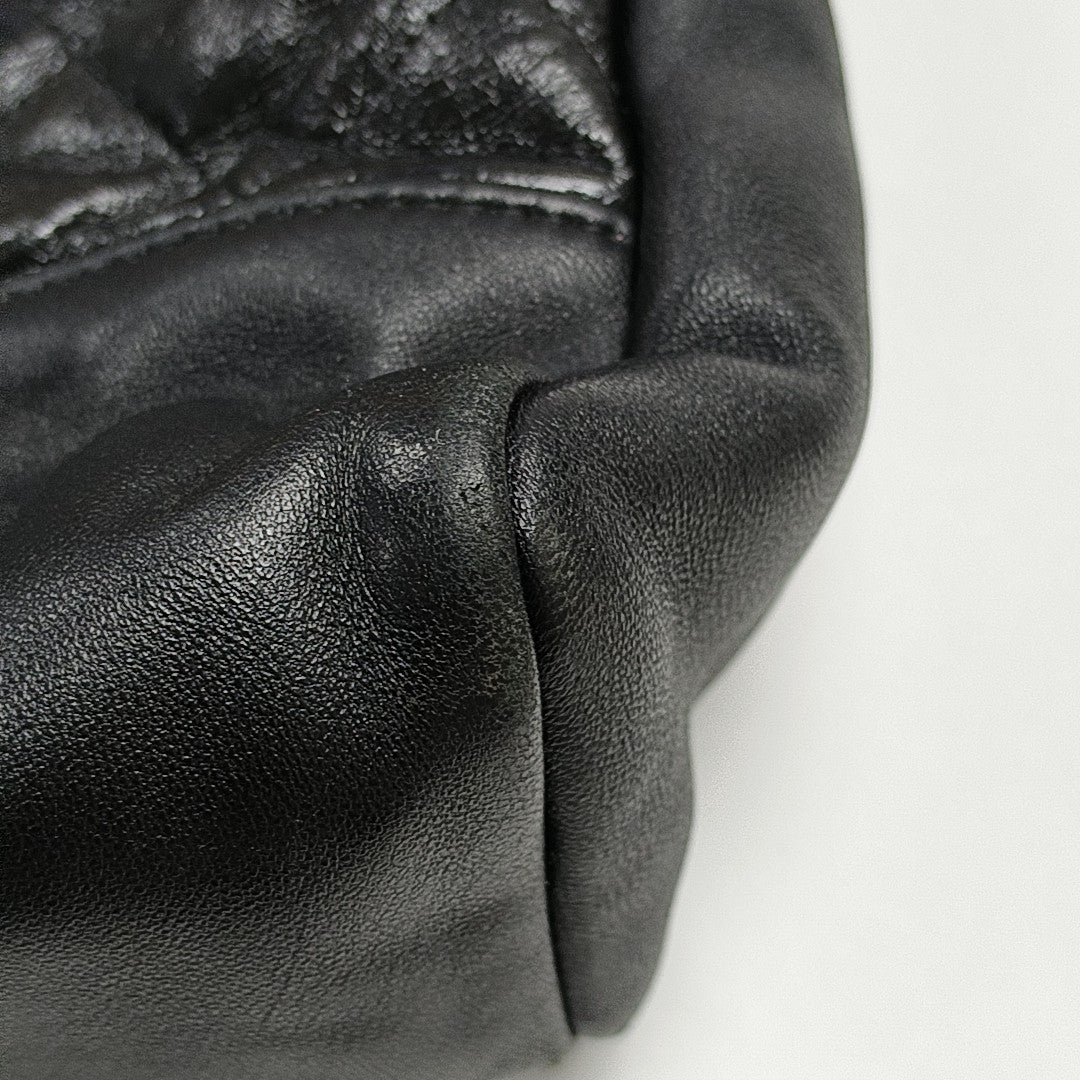 CHANEL 31 Large Quilted Calfskin Black