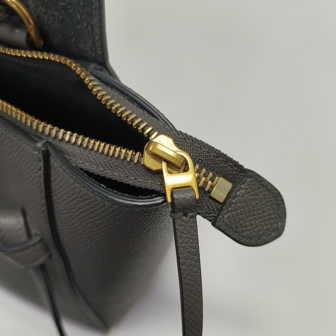 BELT Nano Calfskin Gray