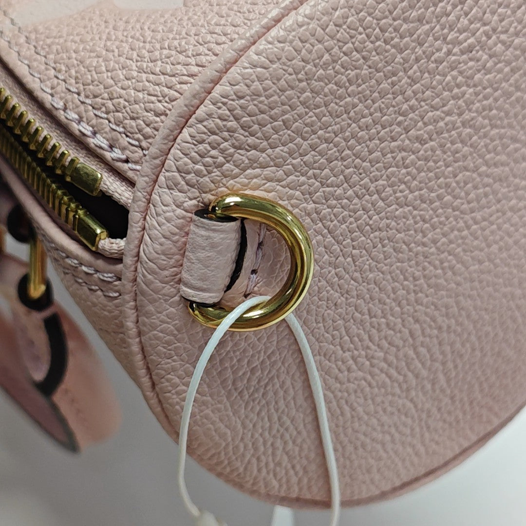 PAPILLON BB Monogram Calfskin Pink