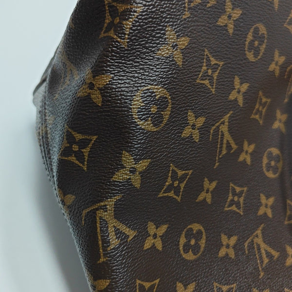 NEVERFULL MM Monogram Coated Canvas Brown