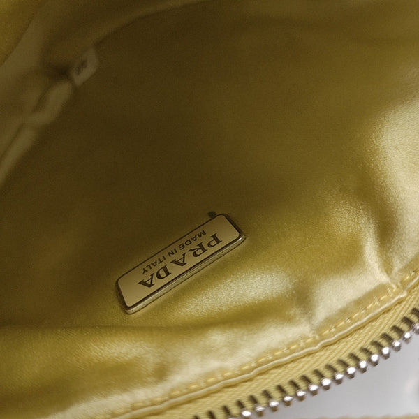 Satin Shoulder Bag Yellow