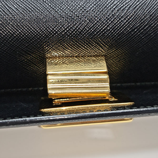 Calfskin Shoulder Bag Black