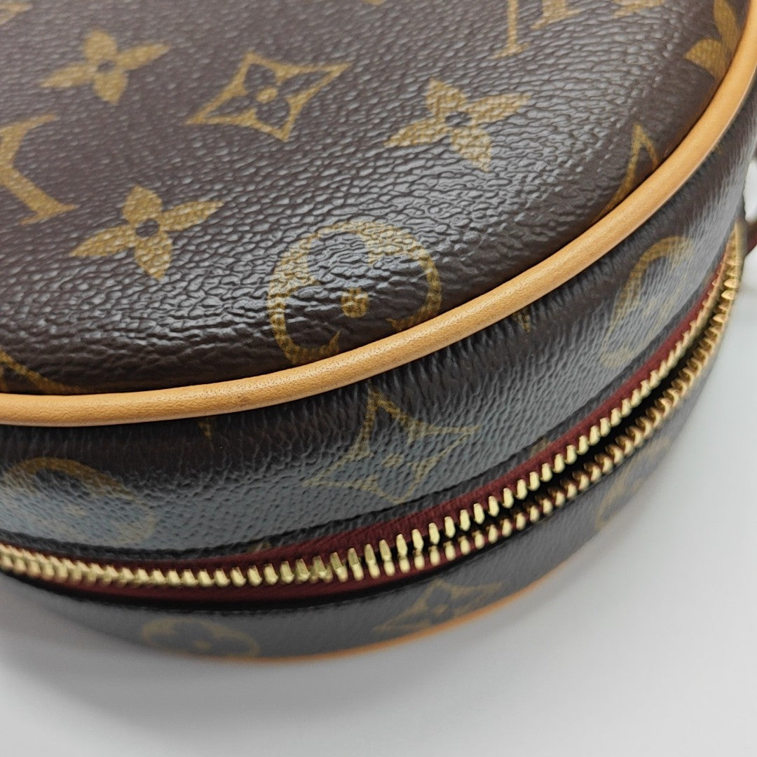 BOITE CHAPEAU PM Monogram Coated Canvas Brown