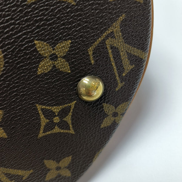 BUCKET PM Monogram Coated Canvas Brown