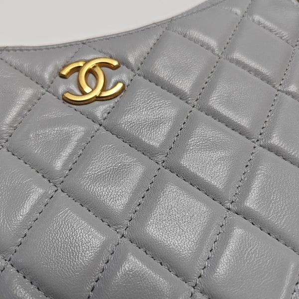 HOBO Quilted Lambskin Gray