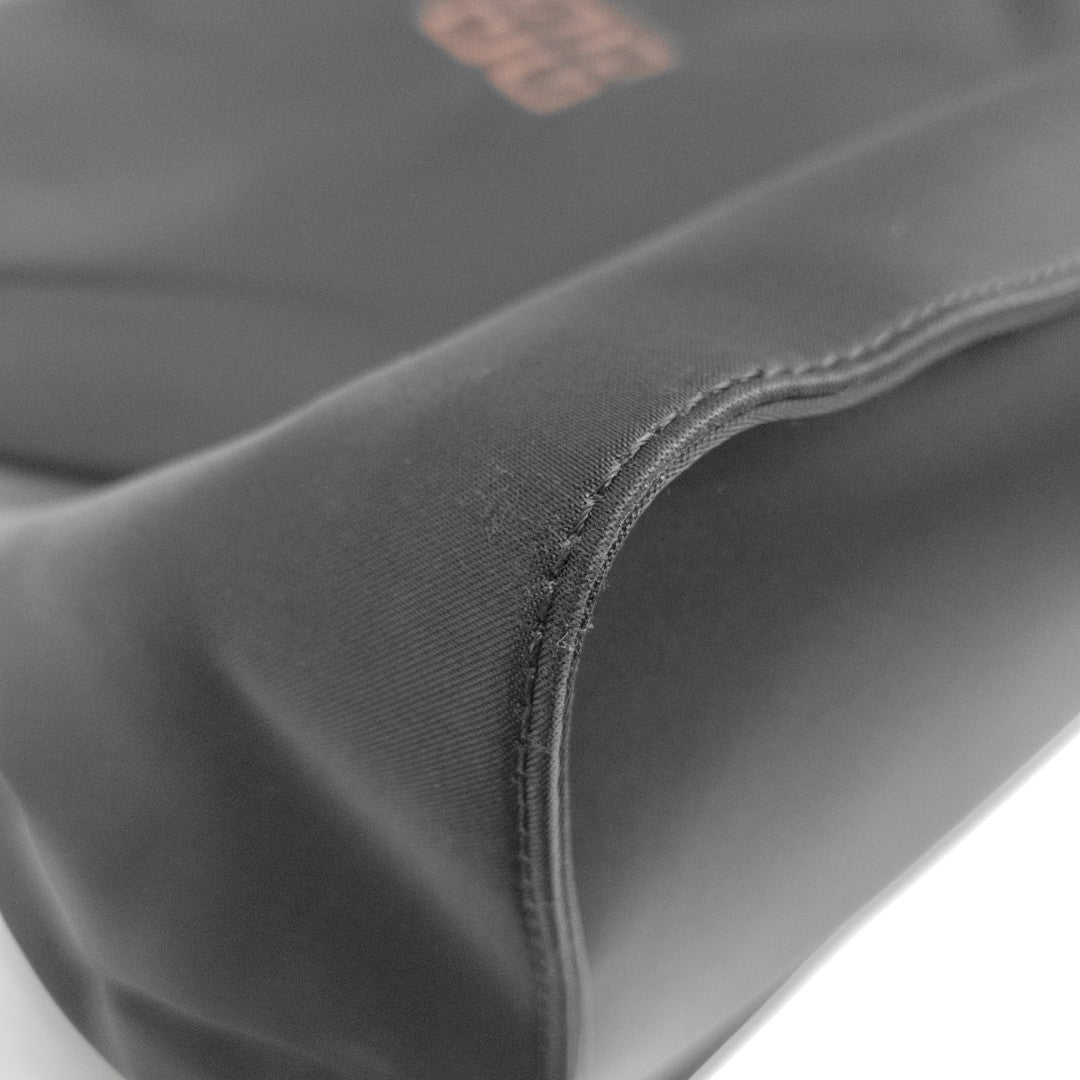Nylon Top Handle Bag Black