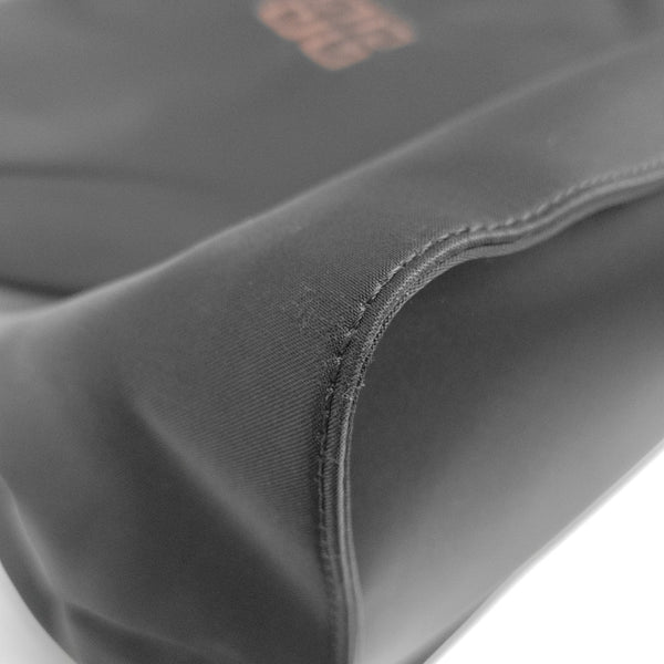 Nylon Top Handle Bag Black