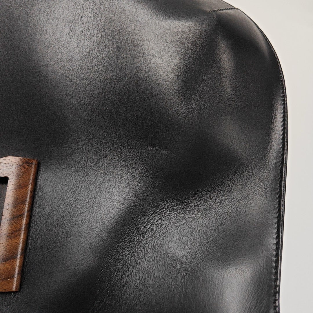 Calfskin Shoulder Bag Black