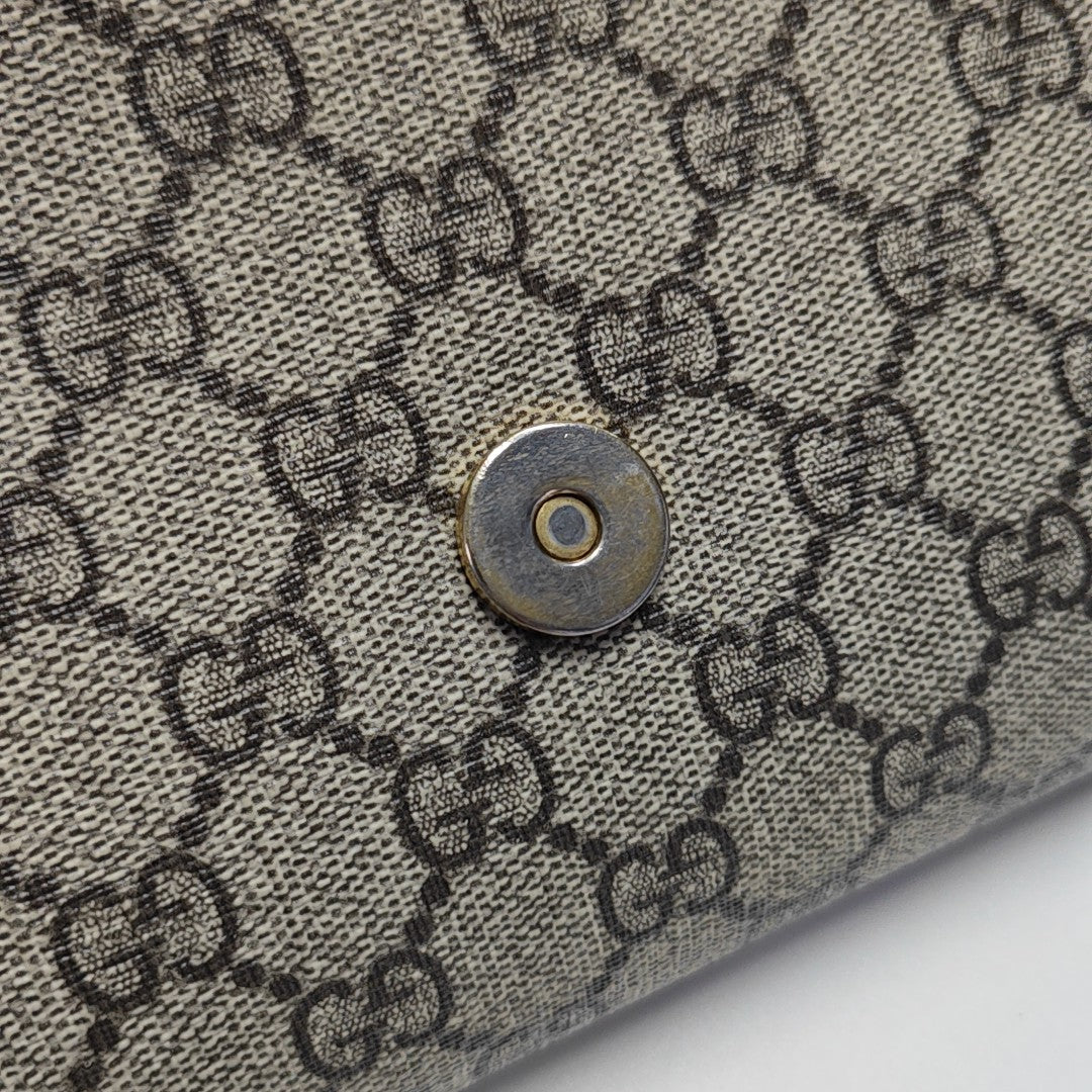 Horsebit 1955 Small Monogram Coated Canvas Beige