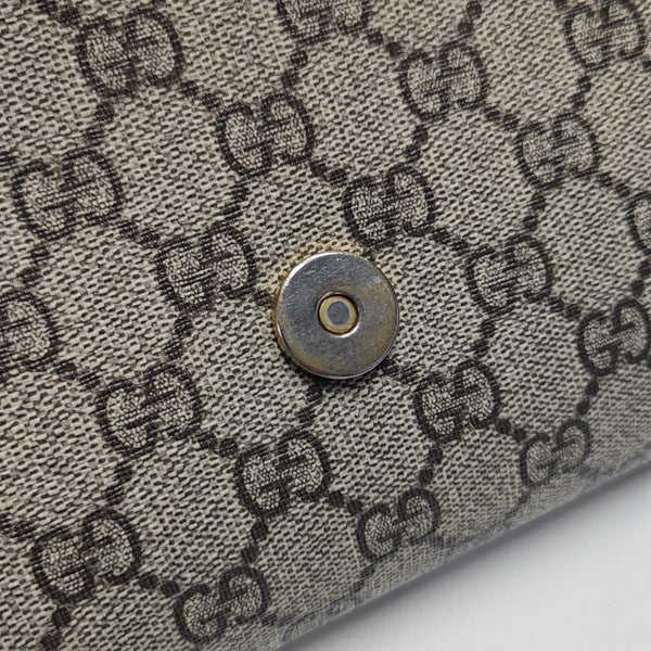 Horsebit 1955 Small Monogram Coated Canvas Beige