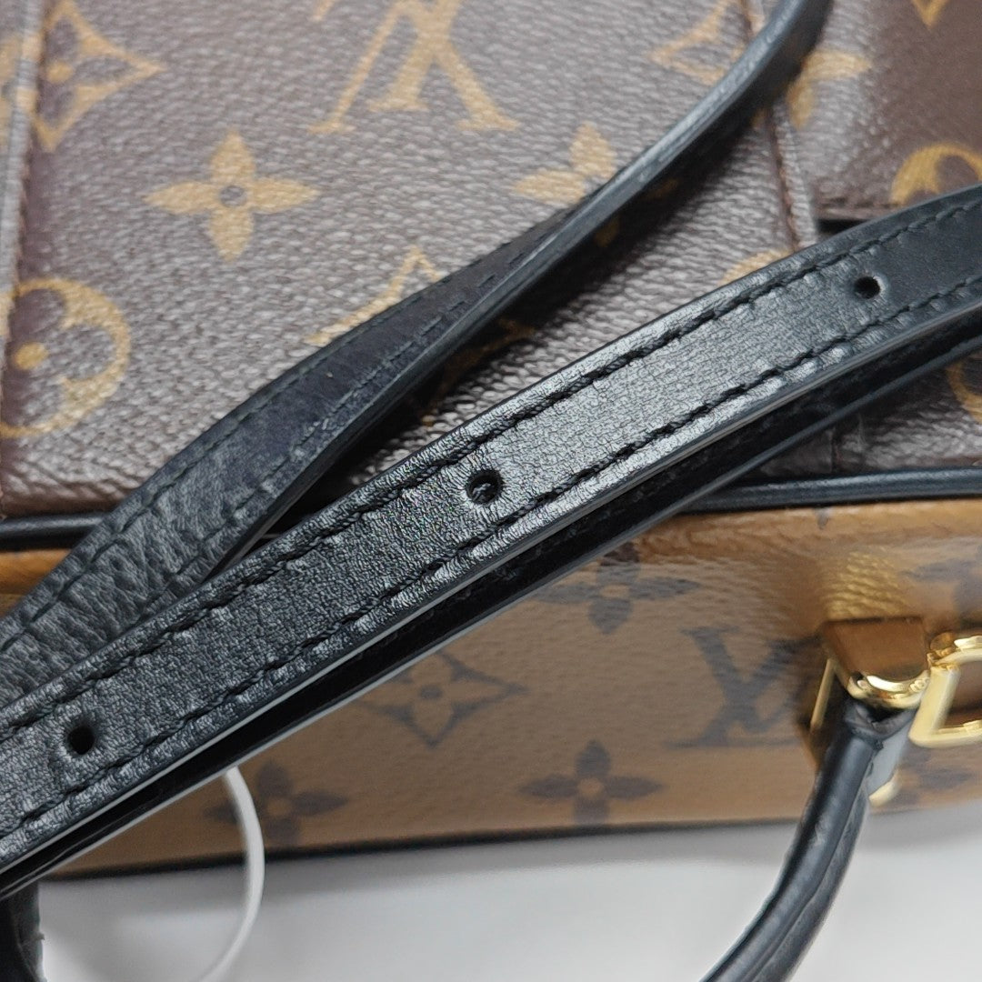 Vanity Chain Pouch Monogram Coated Canvas Brown