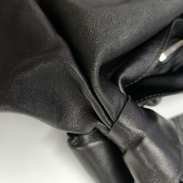 Calfskin Shoulder Bag Black