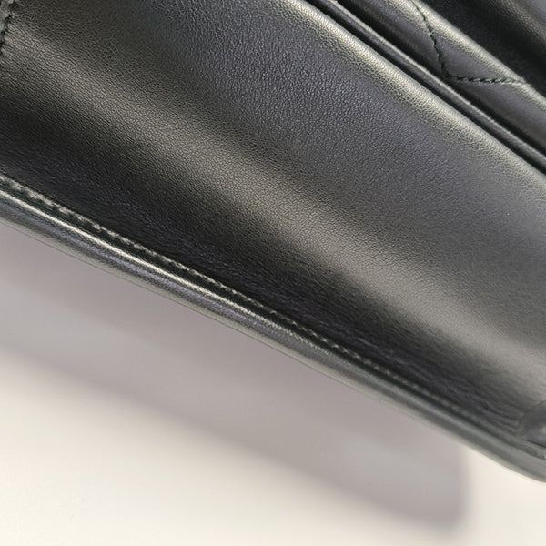 NIKI Small Chevron Lambskin Black