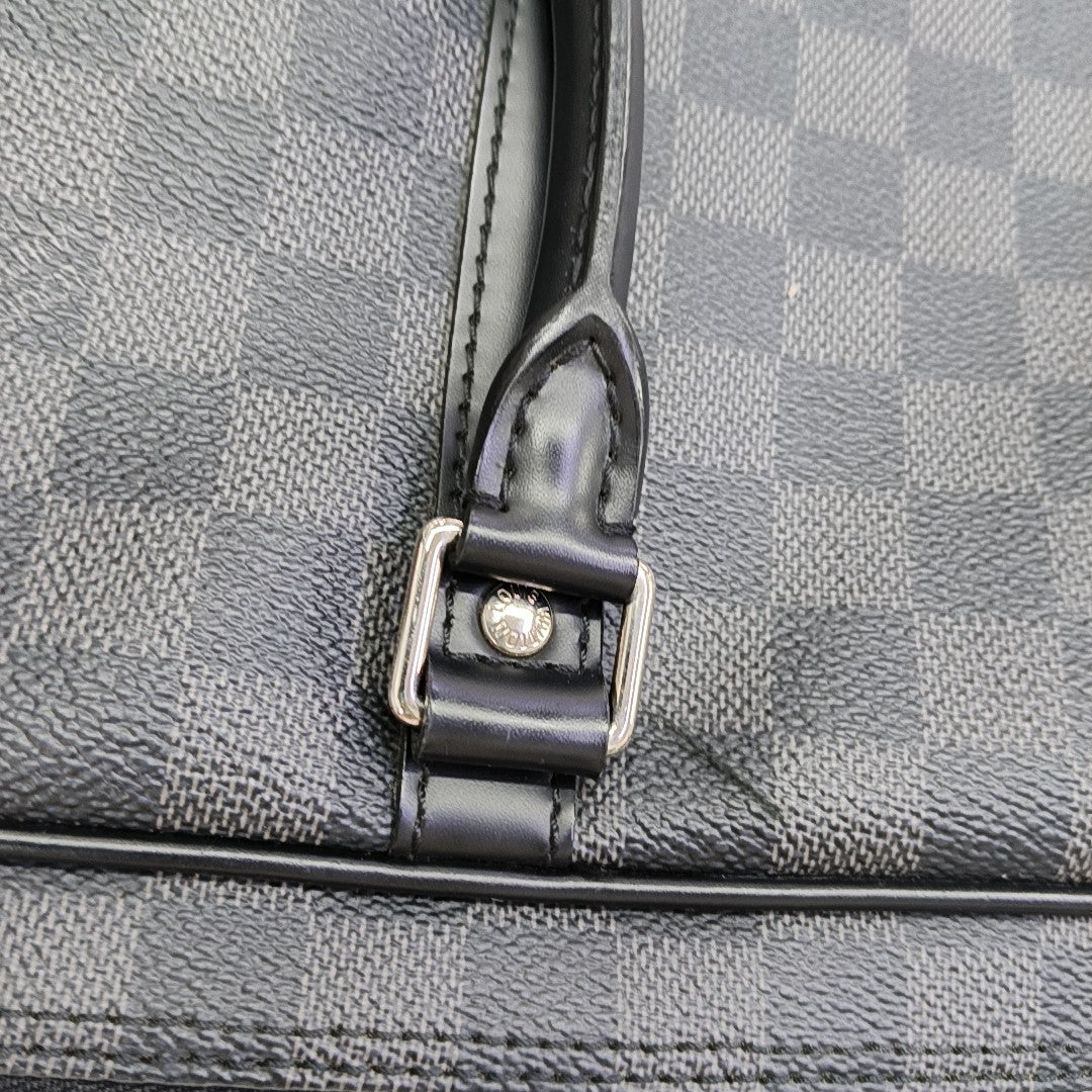 PORTE-DOCUMENTS Damier Graphite Coated Canvas Black