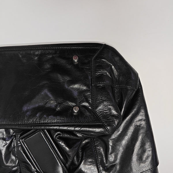 Arco Large Calfskin Black