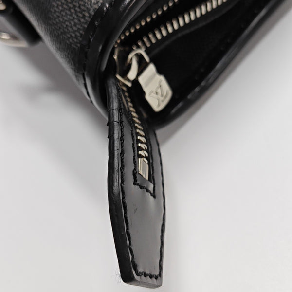 TADAO MM Damier Graphite Coated Canvas Gray