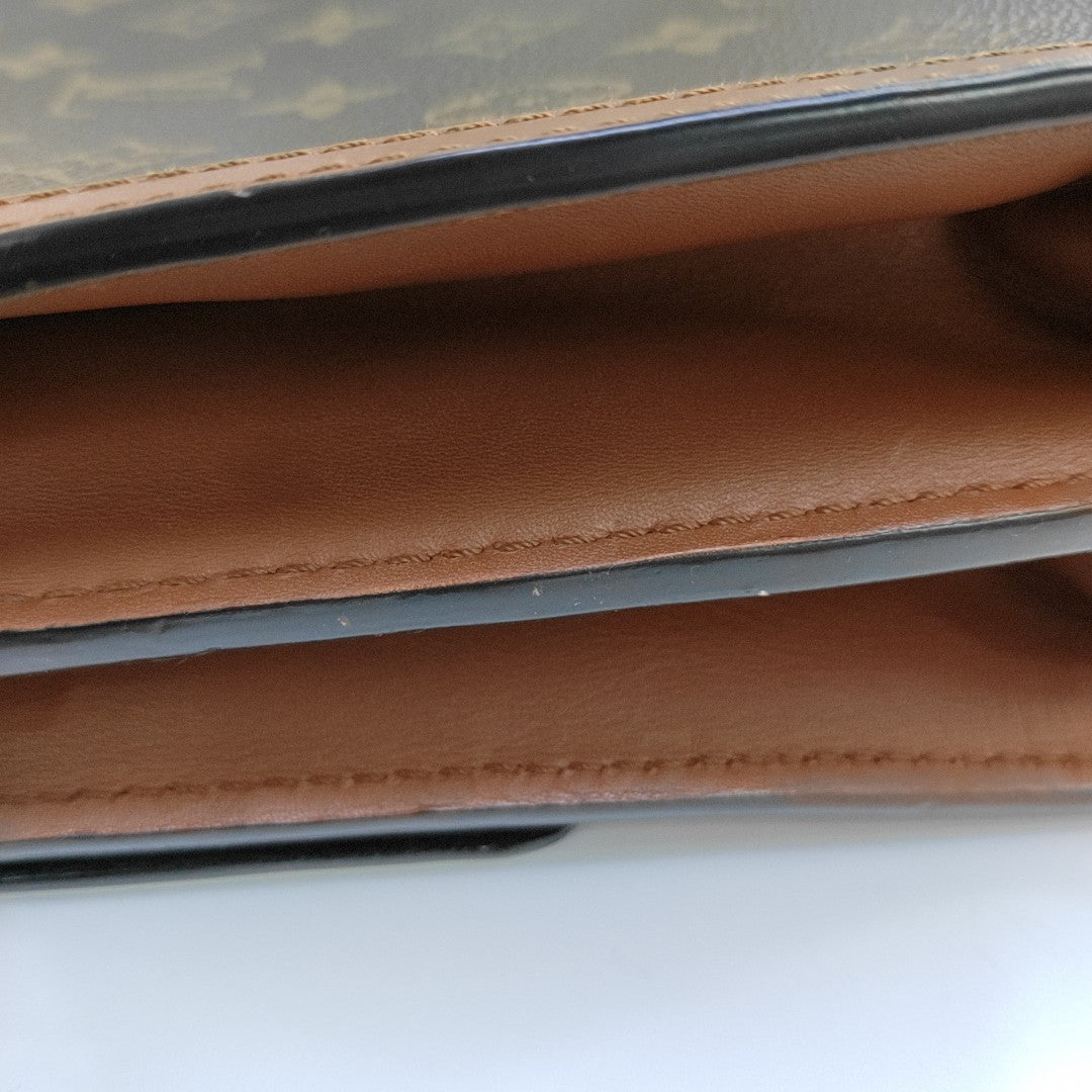 DAUPHINE MM Monogram Coated Canvas Brown