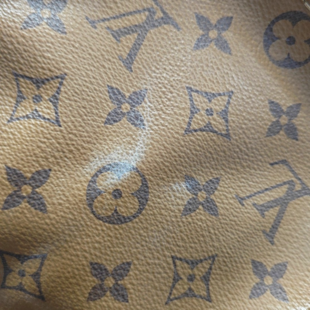 ONTHEGO MM Monogram Coated Canvas Brown