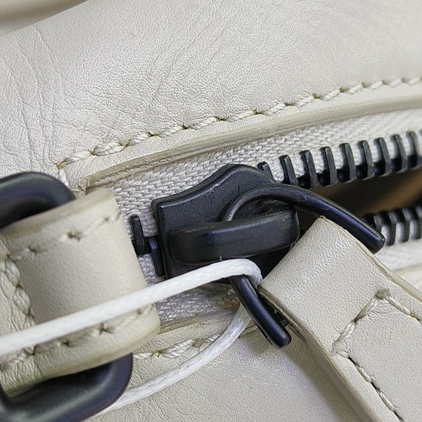Calfskin Shoulder Bag White