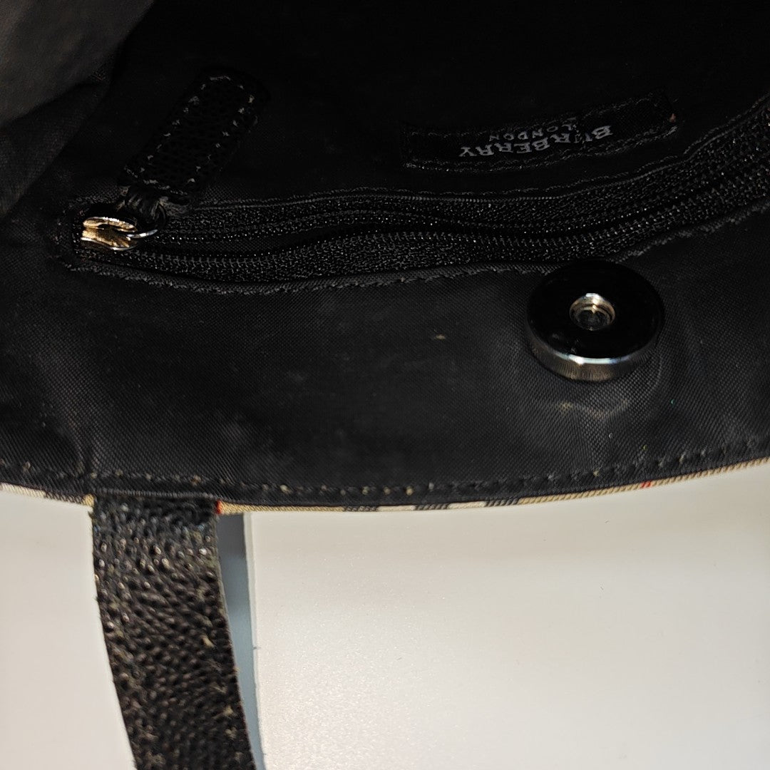 Nylon Top Handle Bag Multicolor
