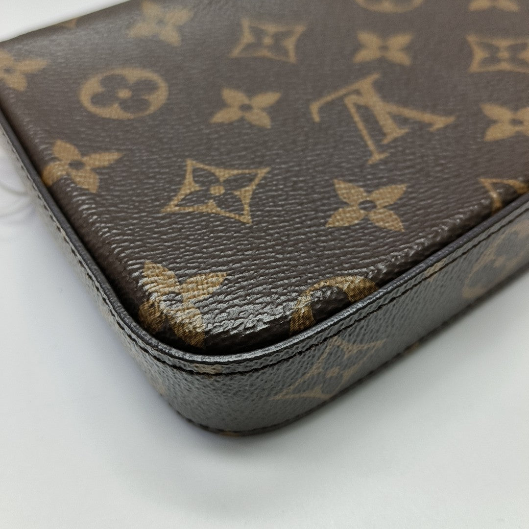 FÉLICIE Monogram Coated Canvas Brown